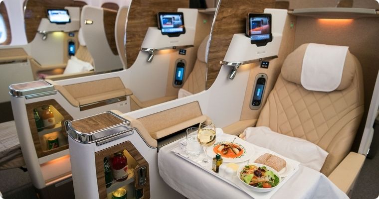 Emirates Boeing 777-300 ER business class 