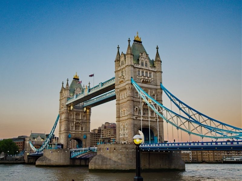 London Bridge at dusk