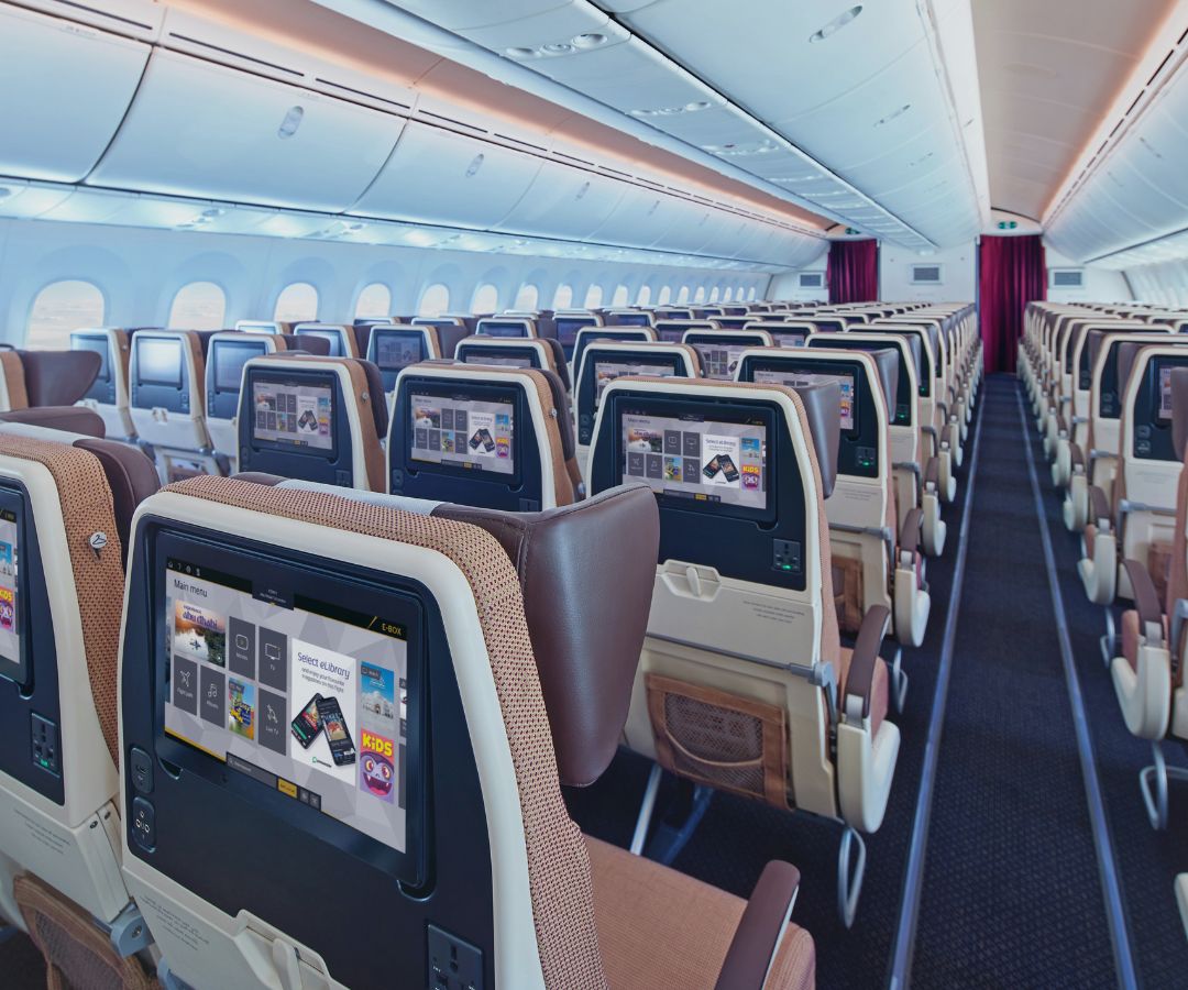 Etihad cabin