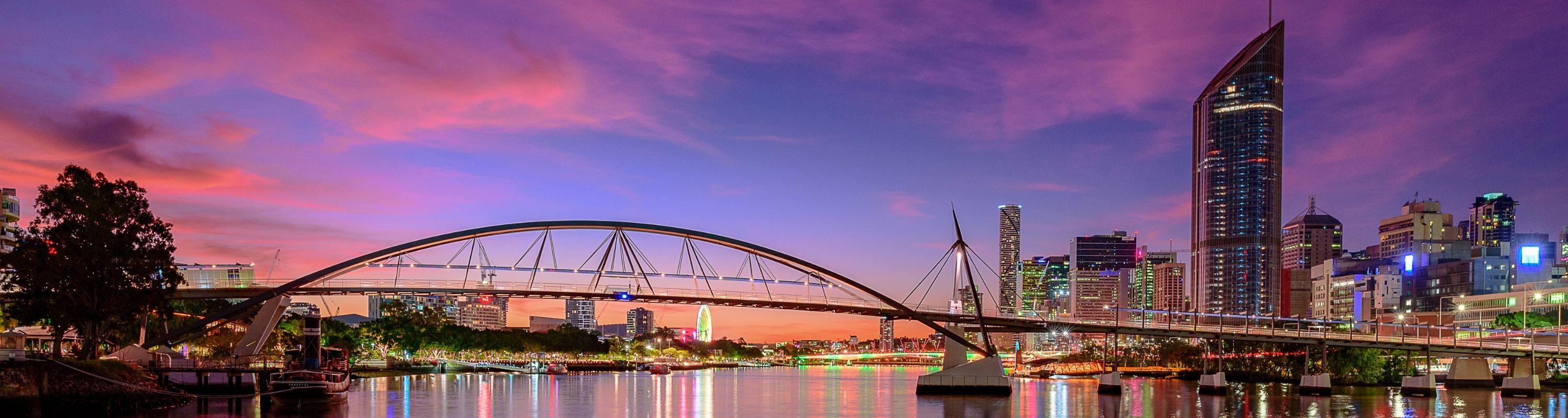 Brisbane skyline at night