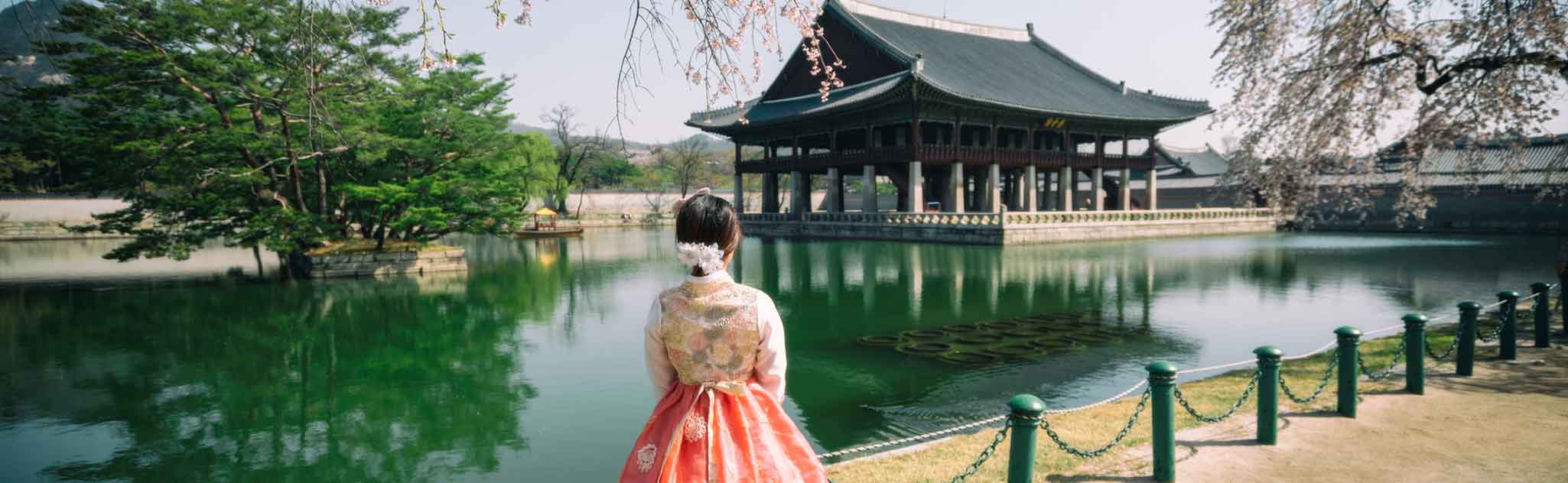 Girl standing in South Korea