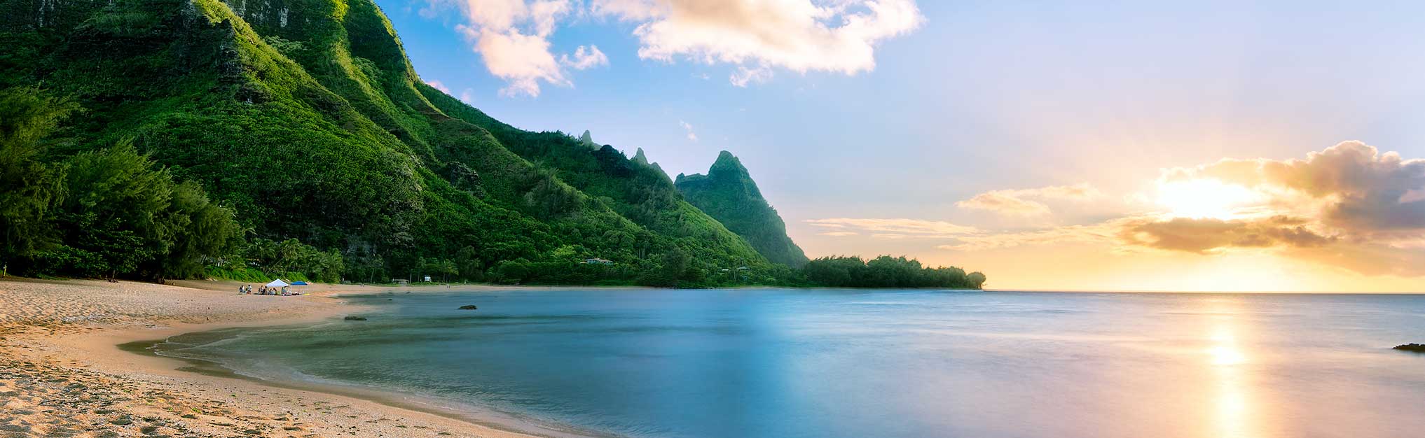 Bali Hai from Tunnels Beach, Kauai, Hawaii
