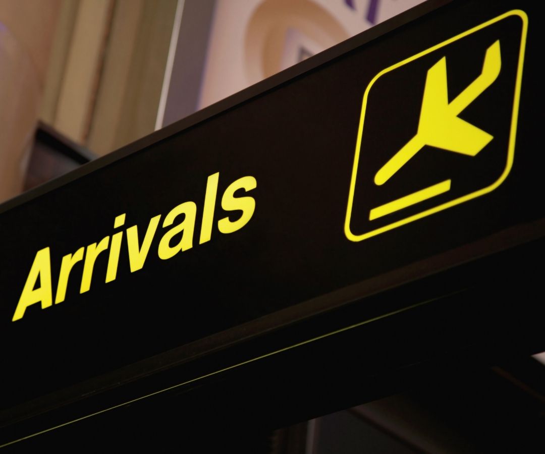 Airport arrivals