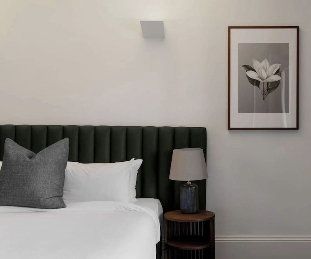 Modern light hotel room