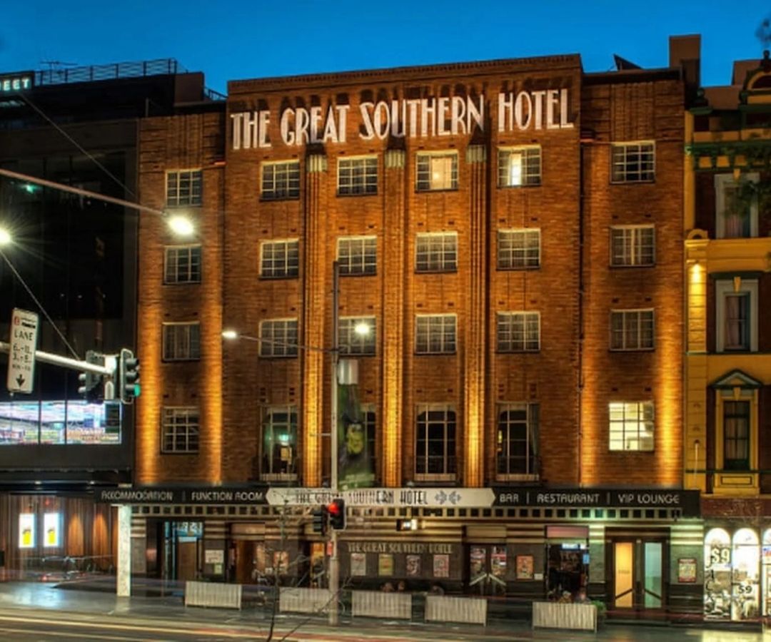 View of old brick building