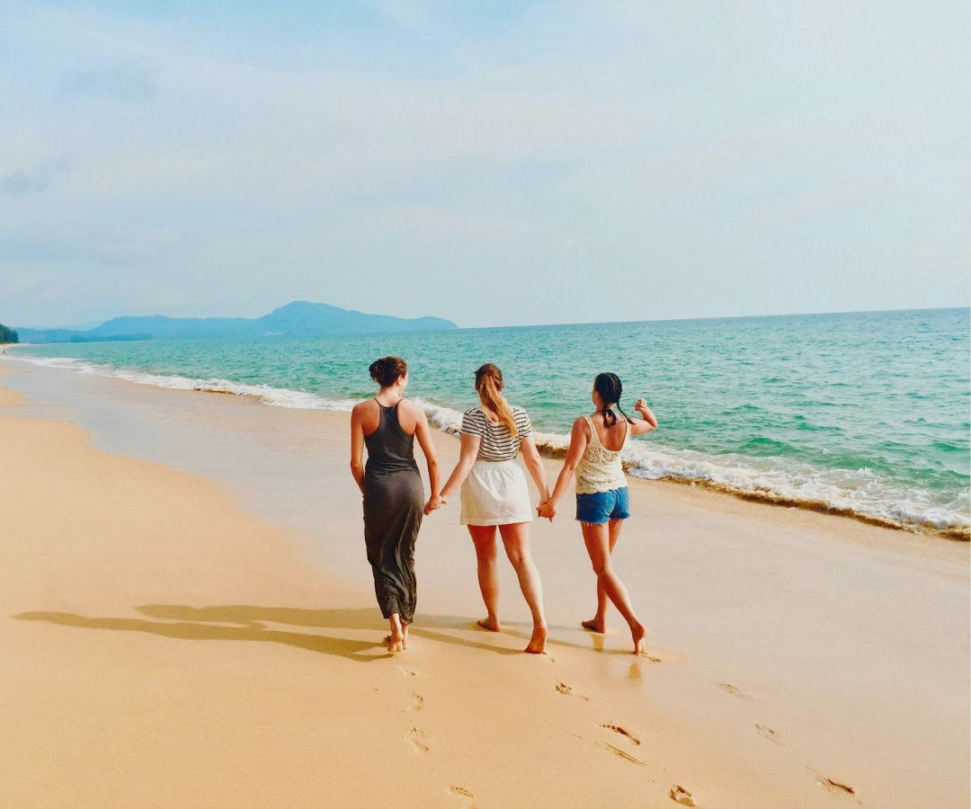 Friends at the beach