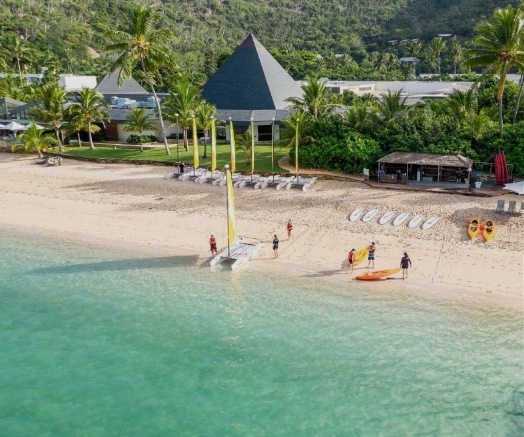 Hotel next to the ocean
