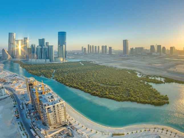 Abu Dhabi Ariel Shot