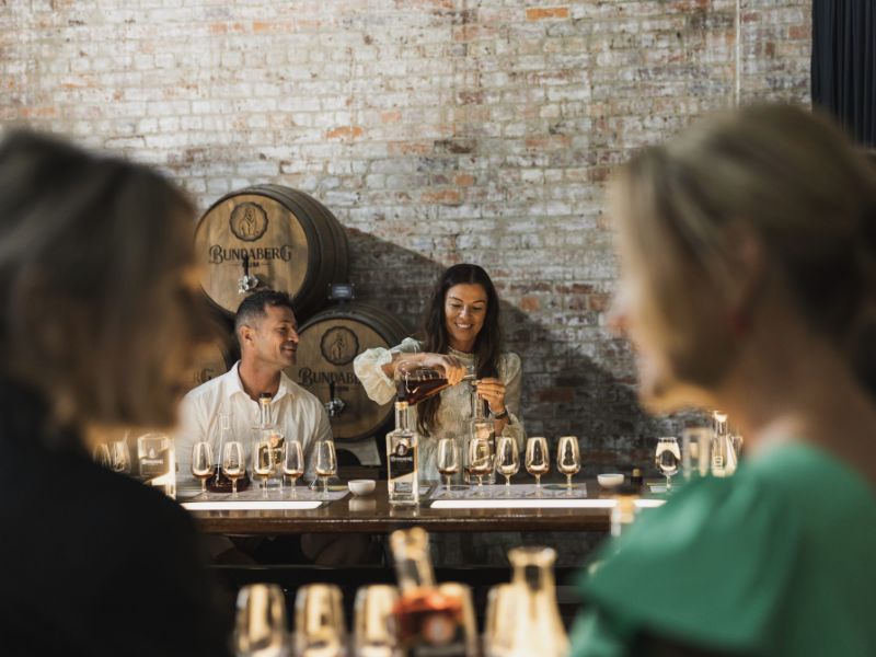 Whiskey tasting in Bundaberg
