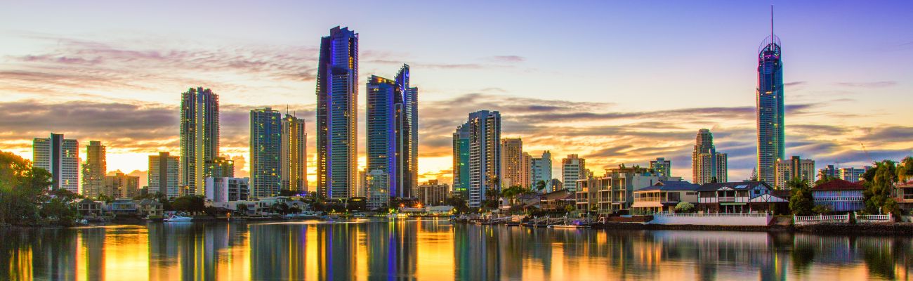 gold-coast-sunset-city