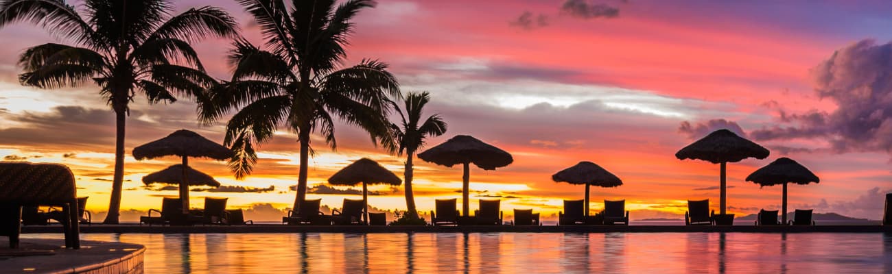 fiji-resort-at-sunset