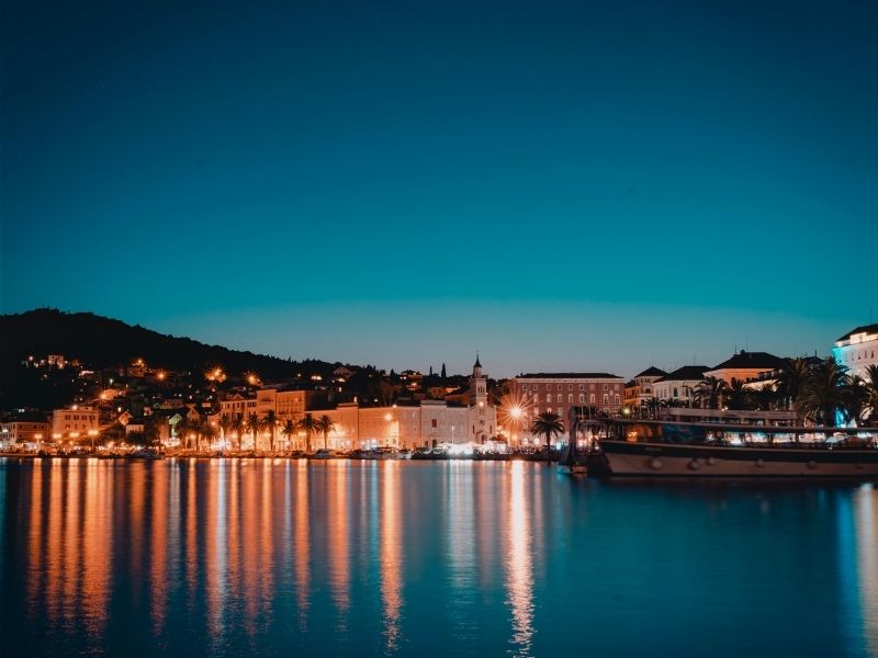 Split sunset
