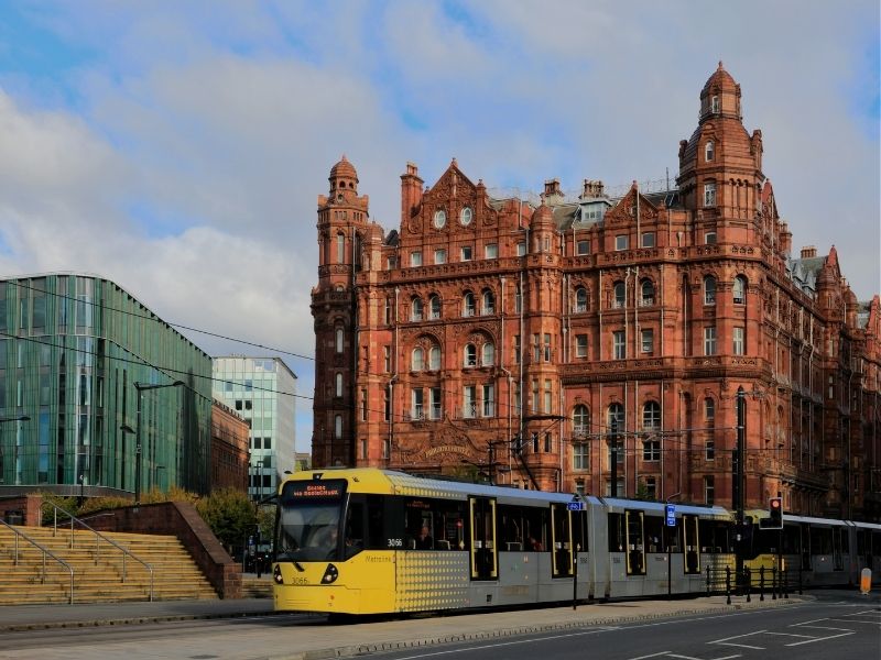Manchester train side