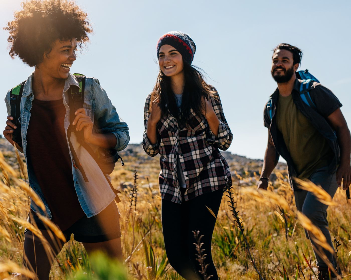 friends hiking