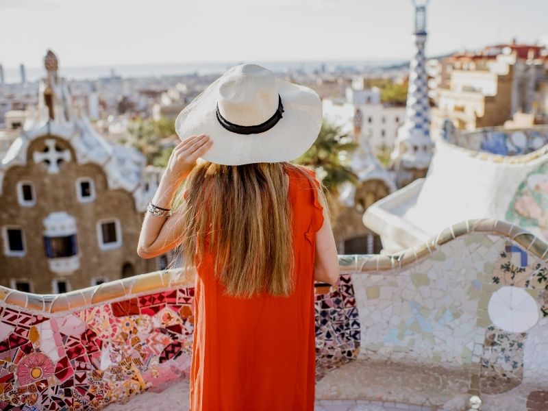 lady in barcelona