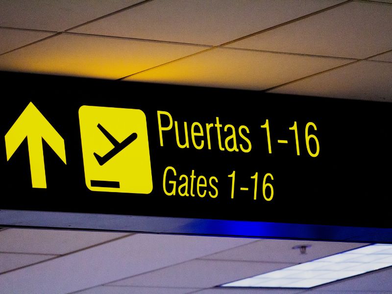 South-America-airport-sign
