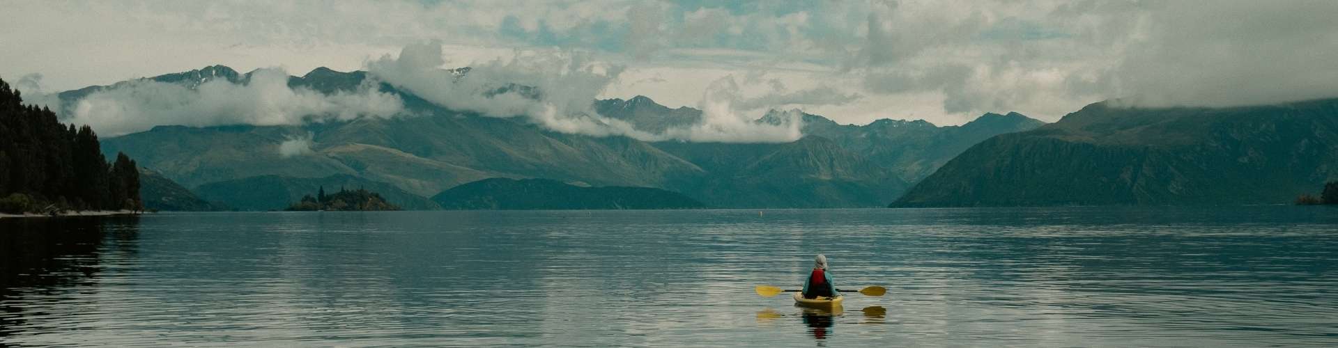 kayak on lake